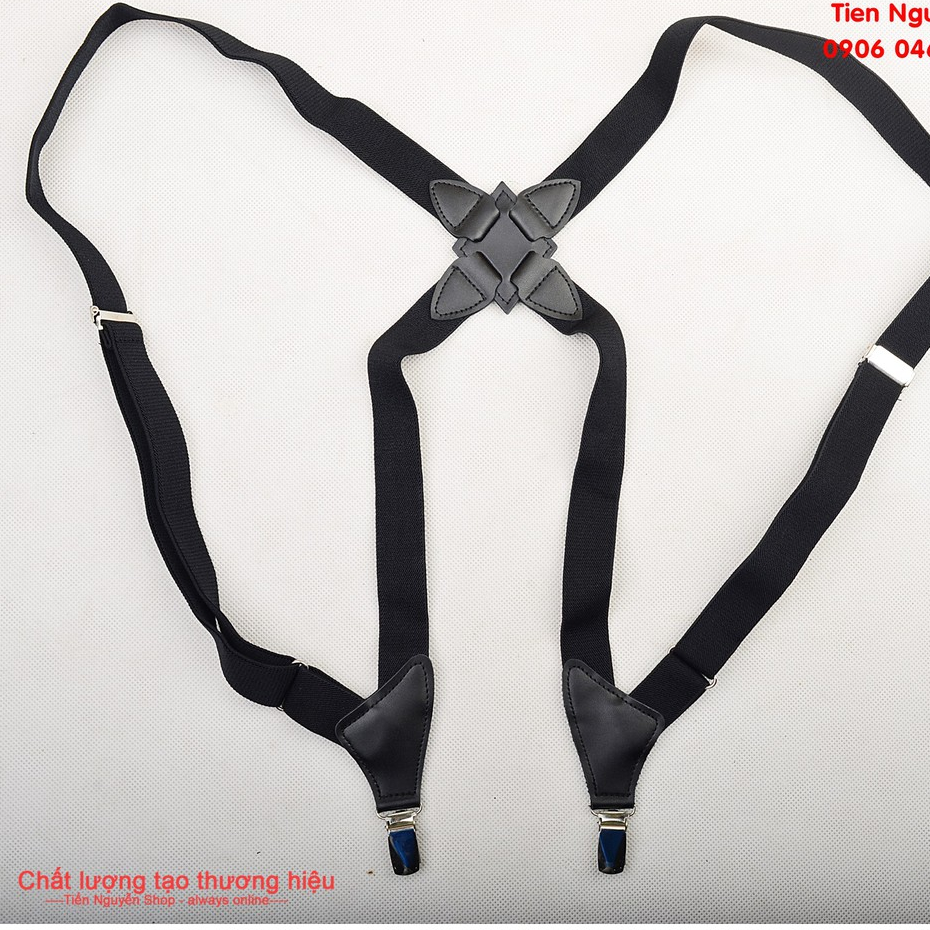 Đai Đeo quần 2 Kẹp, bản nhỏ 2.5cm - Holster Suspender