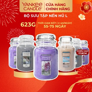  Nến thơm hũ Yankee Candle size L  623gram  - BST 3 mùi hương đặc biệt 