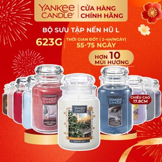  Nến thơm hũ Yankee Candle size L - nhiều mùi tùy chọn  623g  