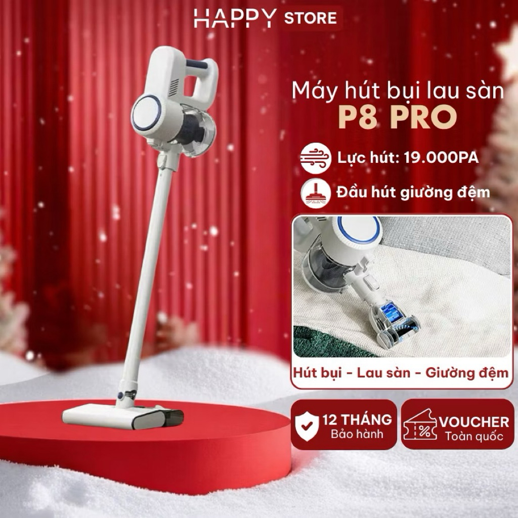 Máy hút bụi cầm tay Deerma DX300 đa năng 3in1 công suất 600W, lực hút lốc xoáy 15000pa - Bảo hành 12 tháng