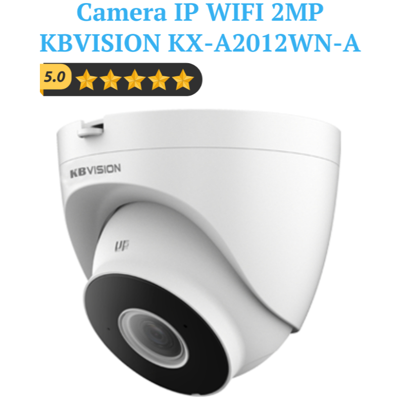 Camera IP WIFI 2MP dome KBVISION KX-A2012WN-A