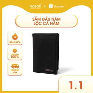  Ví mini nam nữ thương hiệu NATOLI nhiều ngăn cầm tay đựng tiền đựng thẻ cao cấp Ultra Mini Wallet V7 