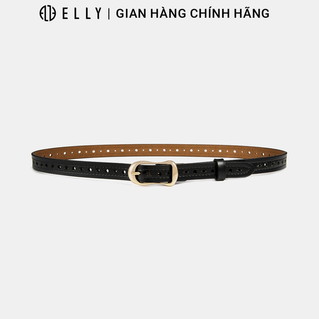 [Deal sang chảnh]  Dây lưng nữ cao cấp da thật ELLY – ED23