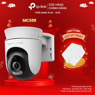   AI Nhìn Đêm Màu  Camera Wi-Fi An Ninh Ngoài Trời Mercusys MC500  2MP    MC510  2K  Kháng Nước IP65 Nhận Diện Mặt 