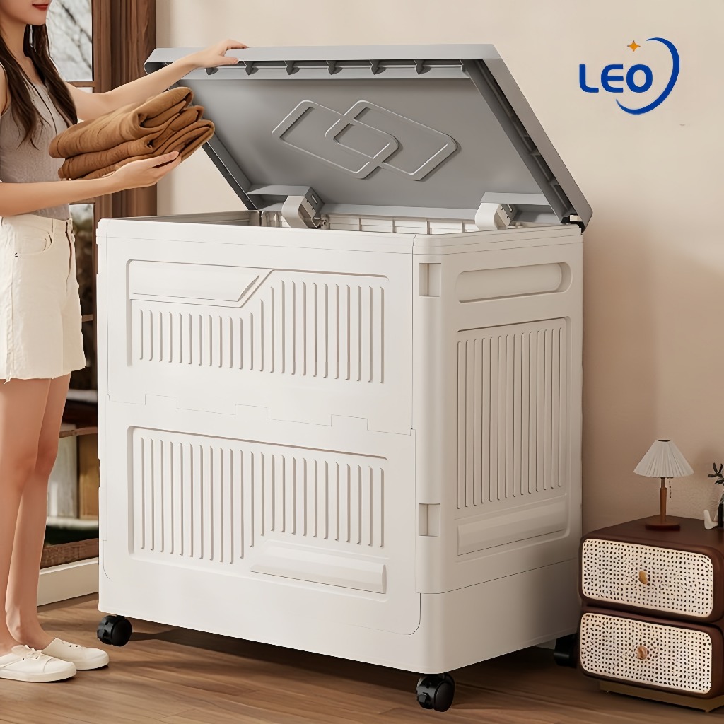 Hộp Đựng Quần Áo Gấp Gọn Có Bánh Xe