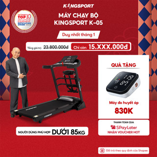  CHỈ GIAO MIỀN NAM | Máy chạy bộ KINGSPORT K-05 khung sườn Kingtech Titan 2.0 12 chương trình tập luyện phù hợp 