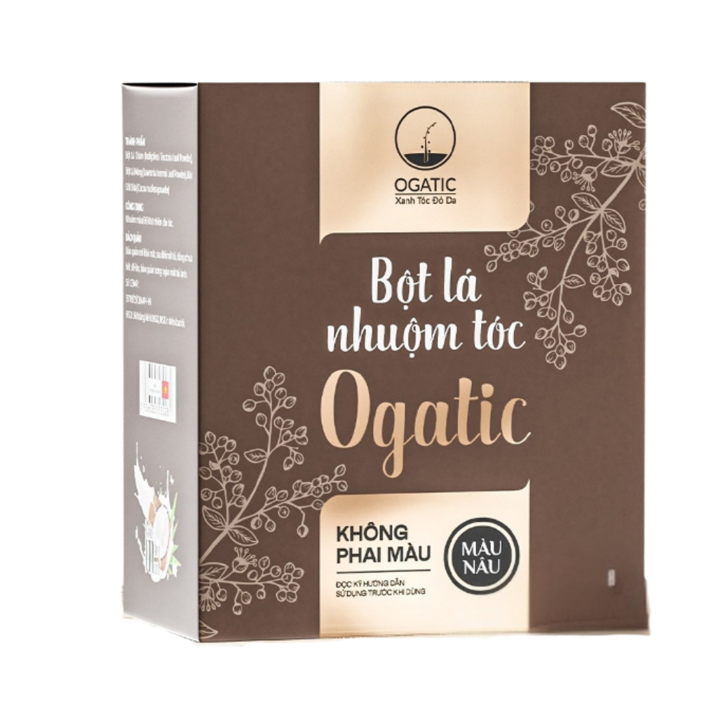 COMBO 3 hộp Bột lá nhuộm tóc OGATIC - Hàng mới