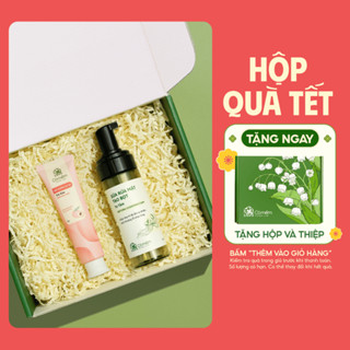   Hộp Quà Tặng  Combo Kem Tay Và Sữa Rửa Mặt Cỏ Mềm 