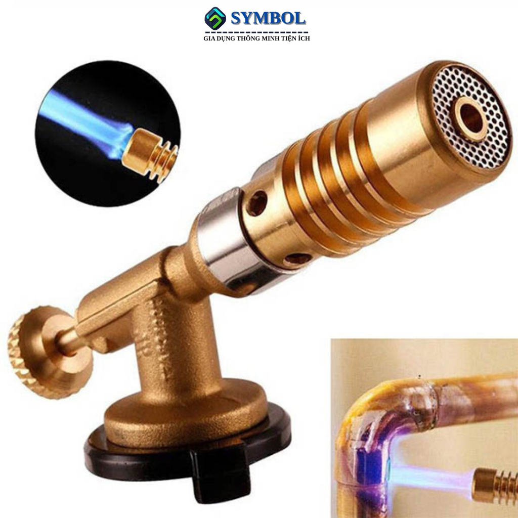 Đèn Khò Gas 1300 Độ Bằng Đồng Nguyên Khối Độ Bền Cao - Đèn Khò Ga Mini 733.