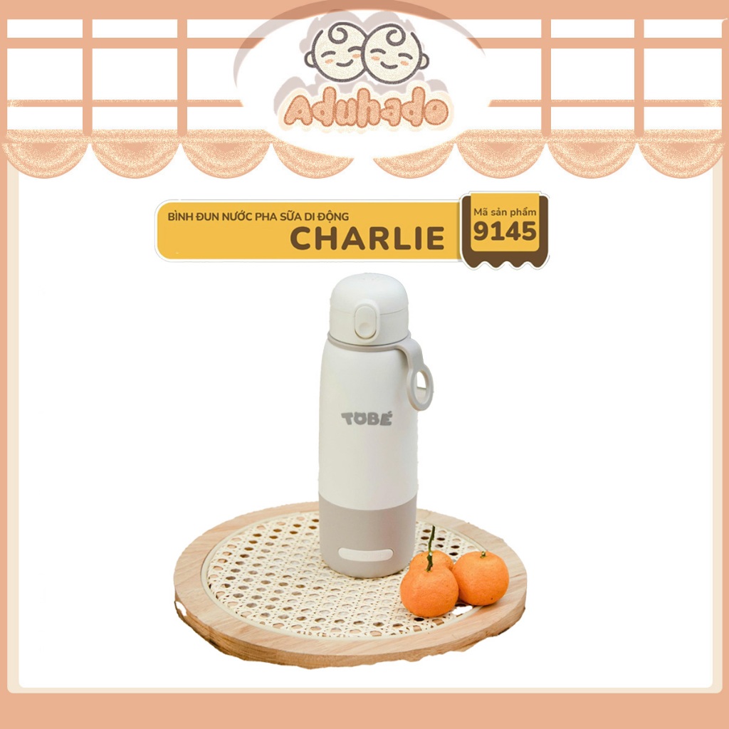 TOBÉ Bình Đun Nước Pha Sữa Di Động Charlie 350ml Pin 10.000mAh