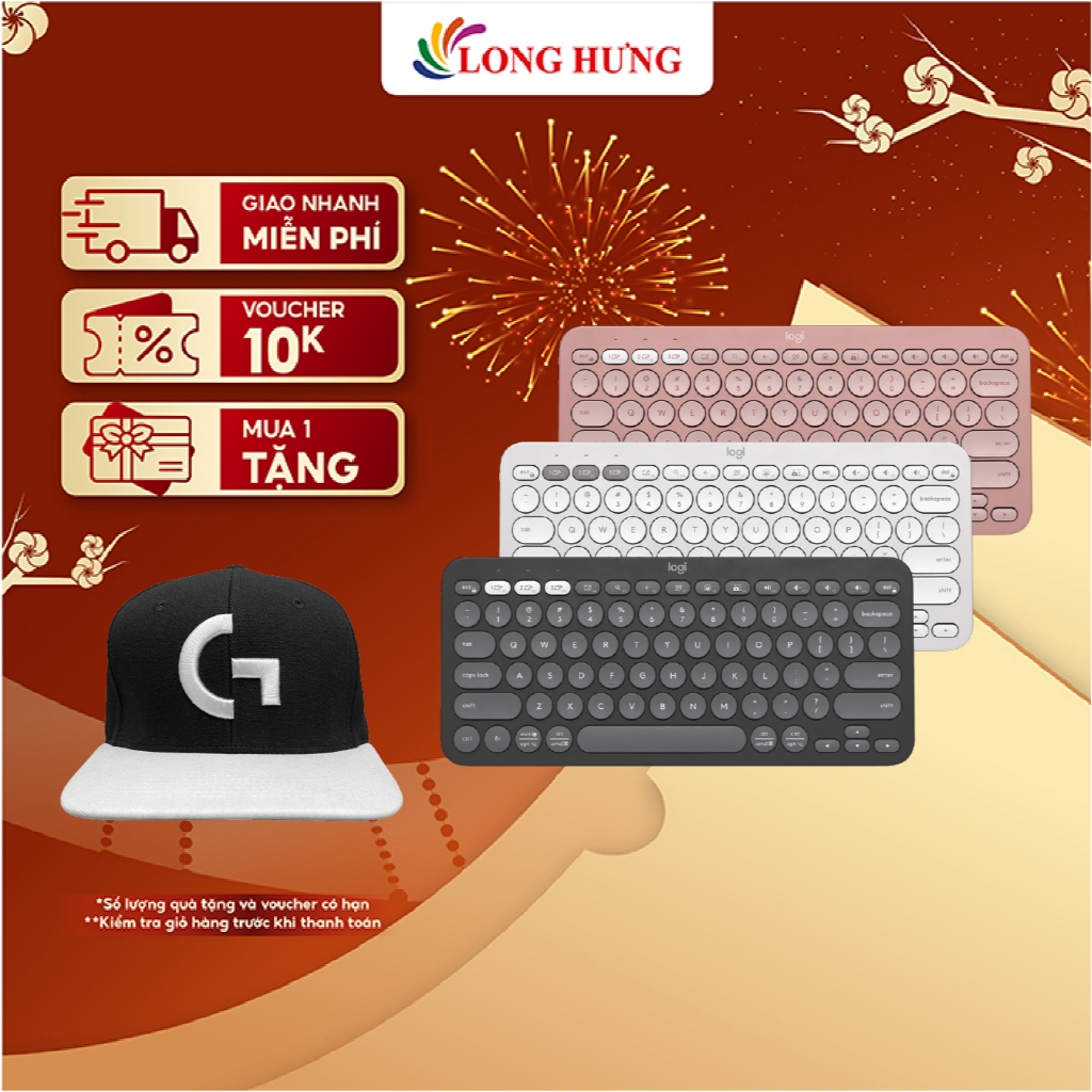 Bàn phím không dây Logitech Pebble Key 2 K380S - Hàng chính hãng