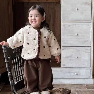 75:D6 Áo khoác lông mùa đông hàng quảng châu cao cấp cho bé gái [306 89]