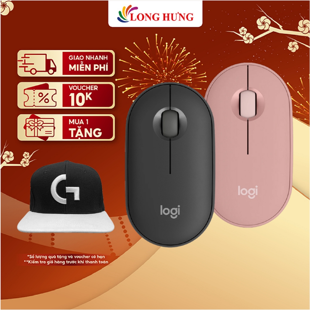 Chuột không dây Logitech Pebble M350S - Hàng chính hãng