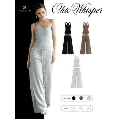 Set KAYLIN áo 2 dây phối quần thun suông chất vải thun co giãn phong cách năng động BST Thu 2025 - SET31T7