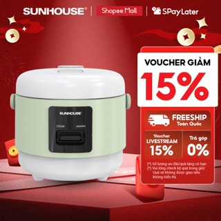  Nồi cơm điện 0.8L Sunhouse SHD8200 - Giữ ấm tới 8 tiếng - Chống dính 2 lớp Flead an toàn 