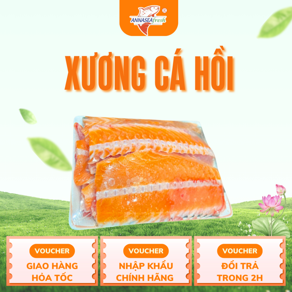 Xương Cá Hồi – Cắt vỉ – 1kg– [Hỏa Tốc HCM]