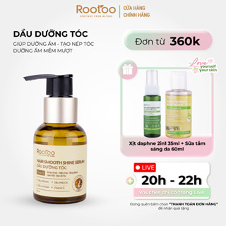  Dầu Dưỡng Tóc Rootoo Giúp Dưỡng Ẩm Tạo Nếp Tóc Bóng Mượt Phục Hồi Tóc  20ml 65ml  