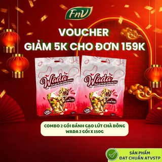  Combo 2 gói bánh gạo lứt hạt dinh dưỡng mix ăn vặt WADA 2 gói x 150g 