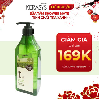  Sữa tắm cao cấp Hàn Quốc Shower Mate Green Tea tinh chất trà xanh tươi mát 550ml 