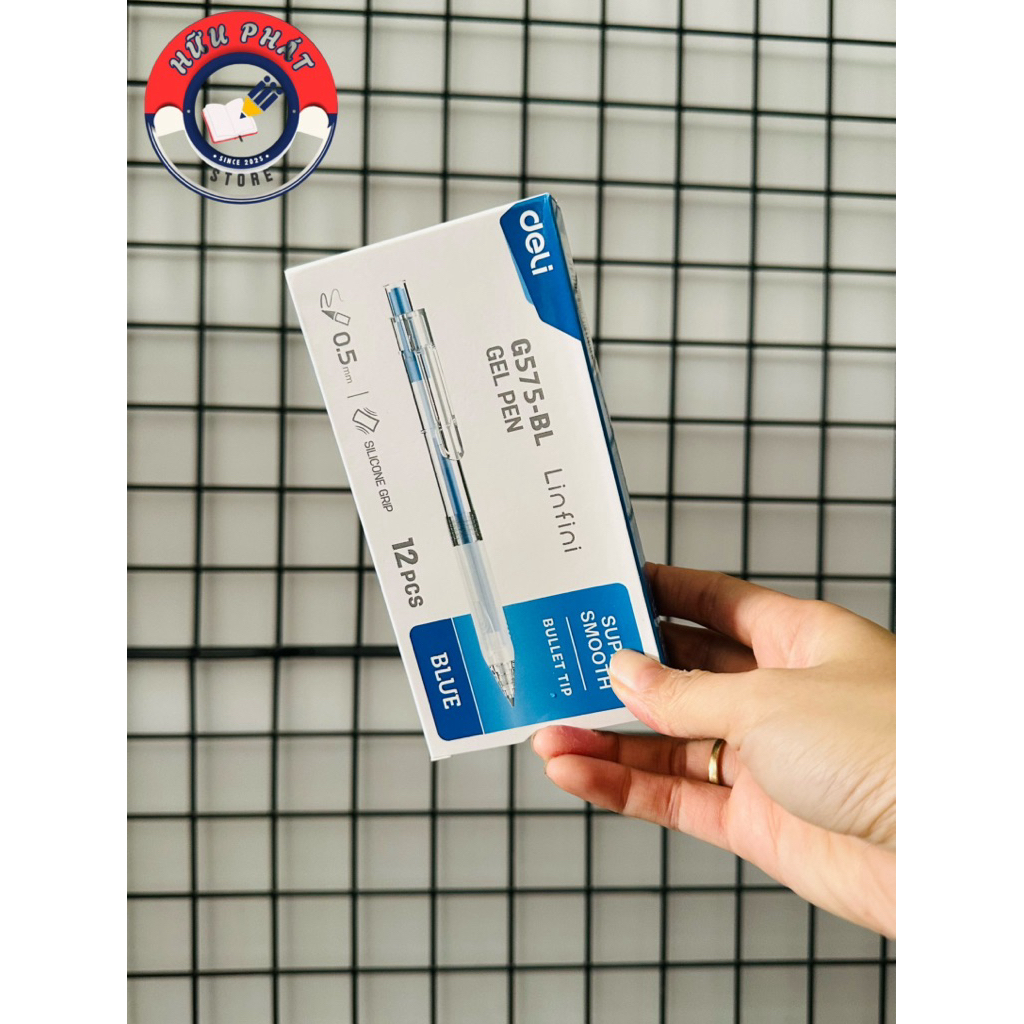 BÚT GEL DELI G575 – VIẾT MƯỢT, NHANH KHÔ