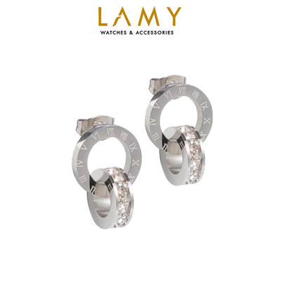 Khuyên tai nữ LAMY Sweet Love Earrings Silver 3002
