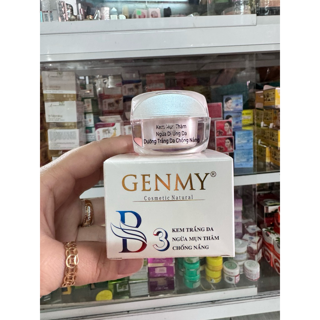 kem genmy b3 Kem trắng da ngừa mụn thâm