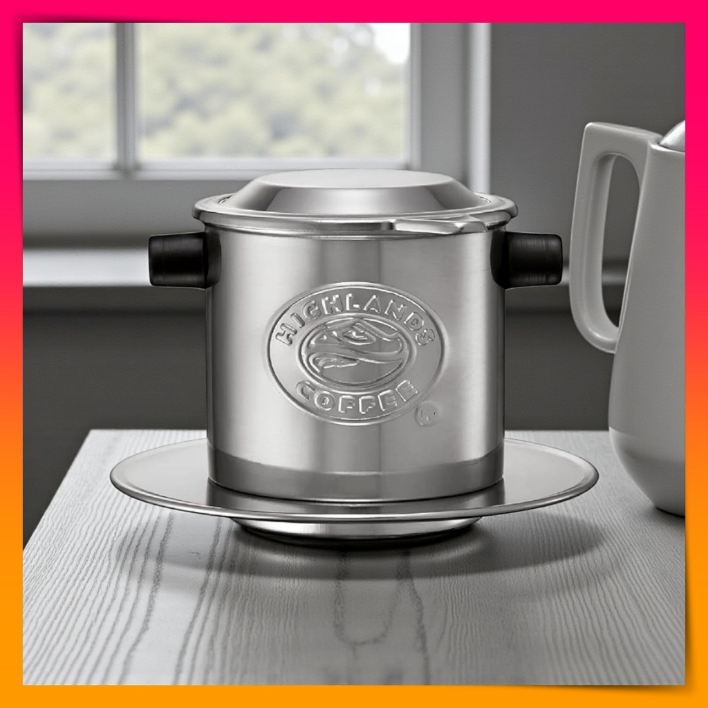 CafeFin Vietnamese Coffee Dripper Stainless Steel Filter Highlands Coffee