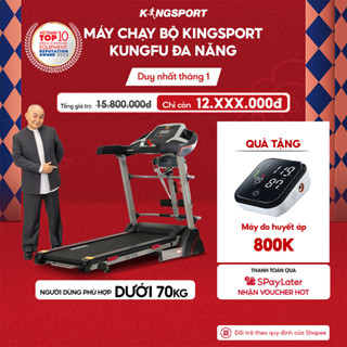  Máy chạy bộ KINGSPORT Kungfu đa năng động cơ Kingtech hiệu suất 2.5 HP khung sườn Kingtech Titan 2.0 