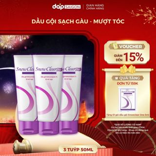  Combo 3 tuýp dầu gội SnowClear One giúp sạch gàu sạch nấm da đầu 