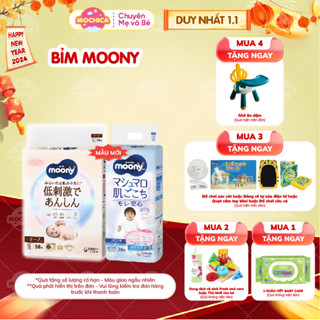  Bỉm dán quần Moony Natural siêu cao cấp Nội Địa Nhật Bản - Hàng chính hãng _Mochica 