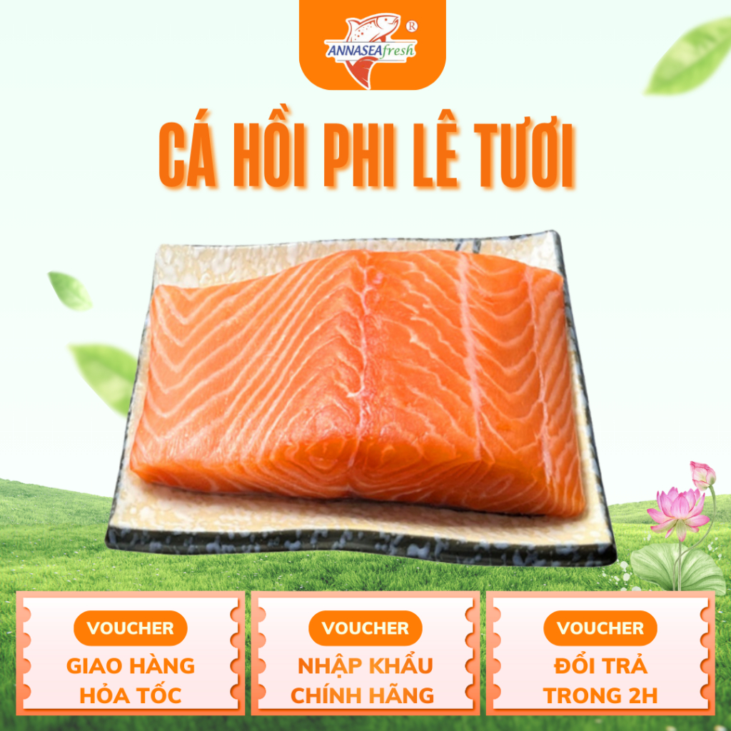 [Hỏa Tốc HCM] Cá Hồi Tươi Fillet/Sashimi - [Miễn phí cắt Sashimi theo yêu cầu]