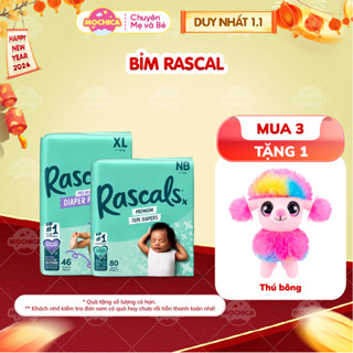   HCM  Tã bỉm quần Rascal + Friends size M58 L52 XL46 XXL40 - Hàng Chính Hãng _Mochica 