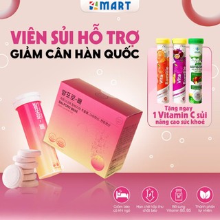  Viên sủi uống hỗ trợ giảm cân hiệu quả chính hãng Balporo BBae Hàn Quốc lọ 10 viên hộp 3 lọ chuyển hóa chất béo cơ thể. 