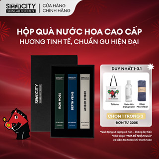  HỘP QUÀ NƯỚC HOA NAM CAO CẤP ELEMENTUM COLLECTION MEN STAY SIMPLICITY HAIR AND BODY 