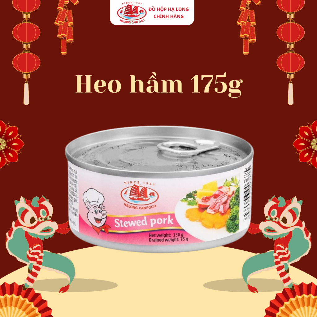 Heo Hầm 150g - Đồ Hộp Hạ Long
