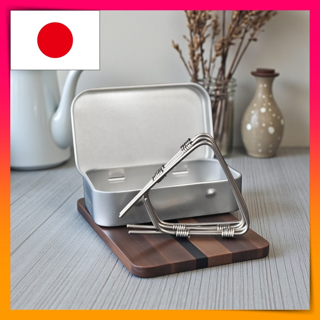 Stacking U.L. Titanium Coffee Dripper Outdoor Lightweight 1-4 Cups Quick Assembly Metal Case