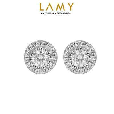 Khuyên tai tròn LAMY Classic Earrings Silver 3190 - Khuyên tai bạc cao cấp