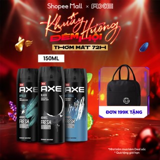 Xịt nước hoa nam toàn thân AXE 135ml, lưu hương và khử mùi lên đến 48h