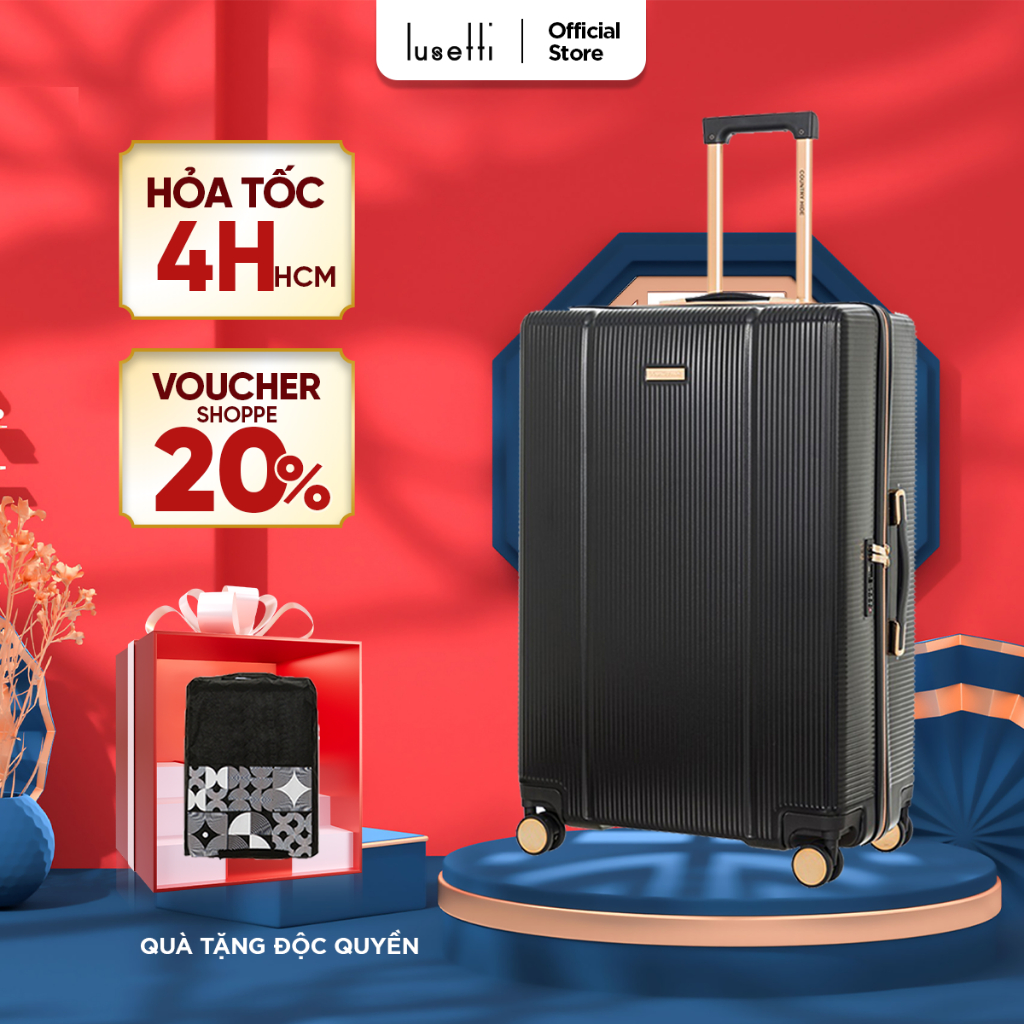 Vali Kéo Du Lịch Country Hide S20/S24/S28 MH061: Nhựa ABS Hạn Chế Trầy Xước, Khóa Số TSA Bảo Mật An 