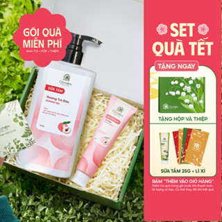   Set Quà Tặng  Combo Sữa Tắm Và Kem Dưỡng Da Tay Cỏ Mềm - Quà Tặng Cô Giáo Ý Nghĩa 