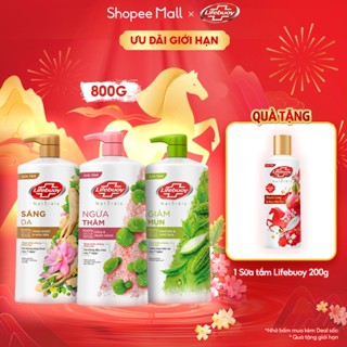  Sữa tắm Lifebuoy Thiên nhiên Detox Và Chăm Sóc Chuyên Sâu 800g 