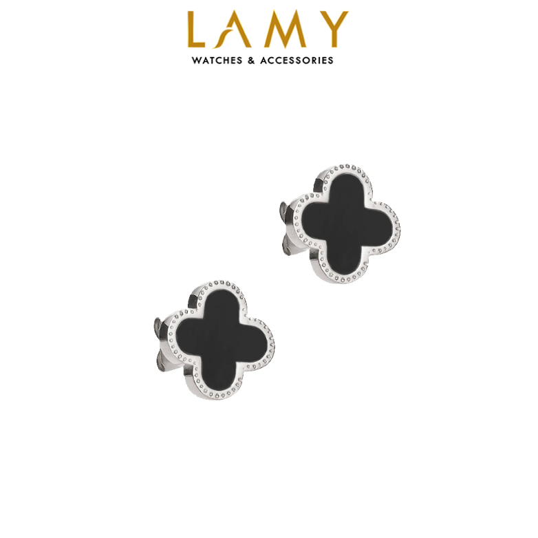 Khuyên tai nữ LAMY Lucky Four Leaves Earrings Silver 3023