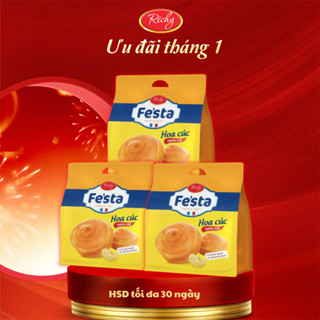  Combo 3 túi bánh mì hoa cúc ngàn lớp Festa Richy - Date 30 ngày 