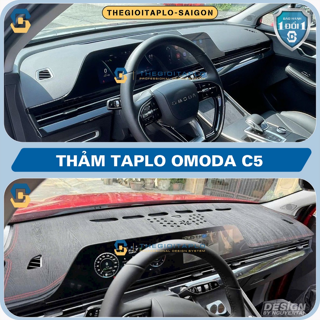 [Omoda C5] Thảm chống nắng taplo ô tô nhung lông cừu,nhung tuyết,da PU nano,da vân gỗ dày 3 lớp chốn