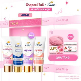   CHÍNH HÃNG  Dove Serum dưỡng sáng khử mùi Dove dành cho nữ với 3% Niacinamide giúp da sáng mịn đều màu 40ml tốt như lăn 