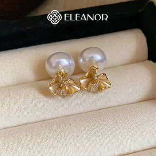 Bông tai nữ chuôi bạc 925 Eleanor Accessories hình hoa phụ kiện trang sức khuyên tai 11180