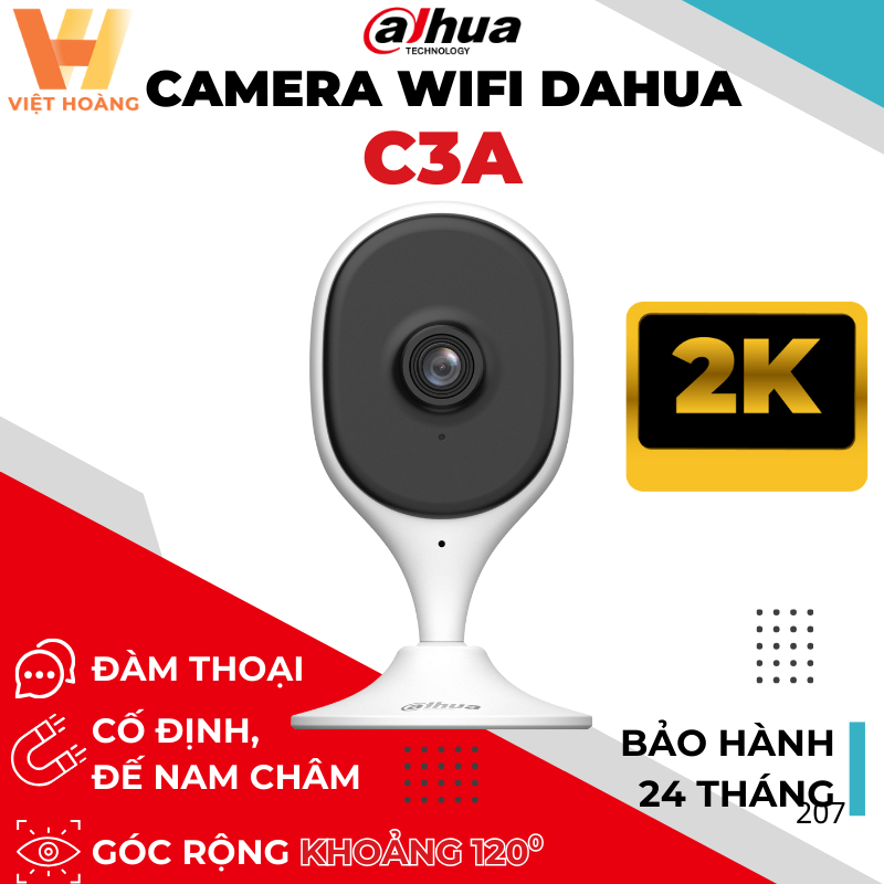 [3M-5M] Camera Đế Nam Châm Dahua CUBE A1 C3A-C5A Camera Cố Định Góc Rộng Trong Nhà