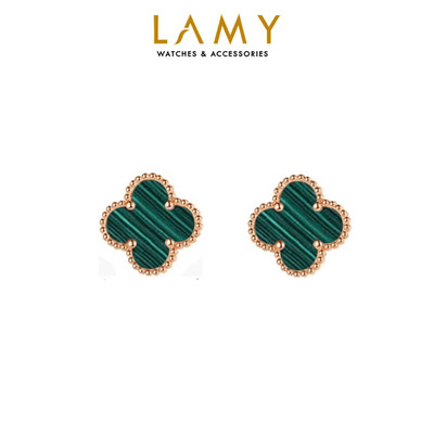 Khuyên tai nữ LAMY Four Leaf Clover Mother of Pearl Earrings Gold 3281