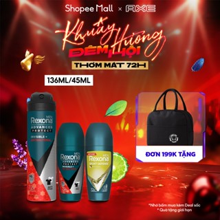  Xịt lăn khử mùi Rexona 72H kháng khuẩn thể thao dành cho nam 135 45ml 