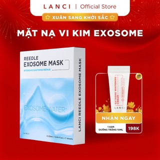  Mặt Nạ Vi Kim Exosome LANCI Reedle Exosome Mask phục hồi da mềm ẩm căng bóng  Hộp 7 miếng  